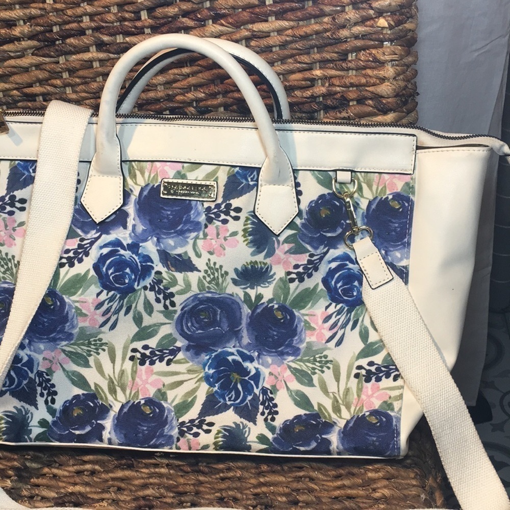 London Fog large floral handbag - Picture 2 of 10